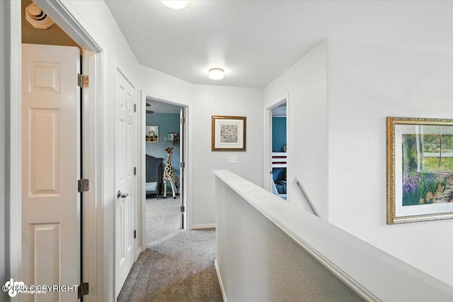 2213 N Tabasco Cat Dr, Palmer, AK 99645 - hall featuring an upstairs landing and carpet flooring