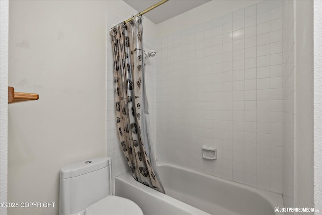 10931 Adanak Cir, Eagle River, AK 99577 - full bathroom with shower / bath combo and toilet