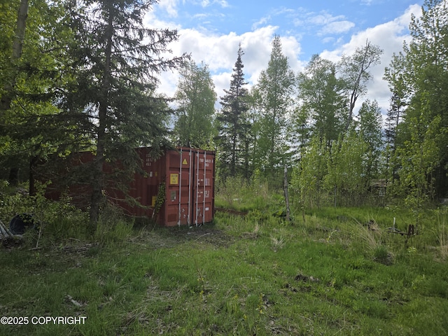 17690 E Idle Dr, Palmer, AK 99645 - view of yard with an outbuilding