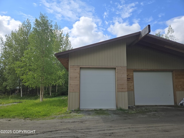 17690 E Idle Dr, Palmer, AK 99645 - view of detached garage