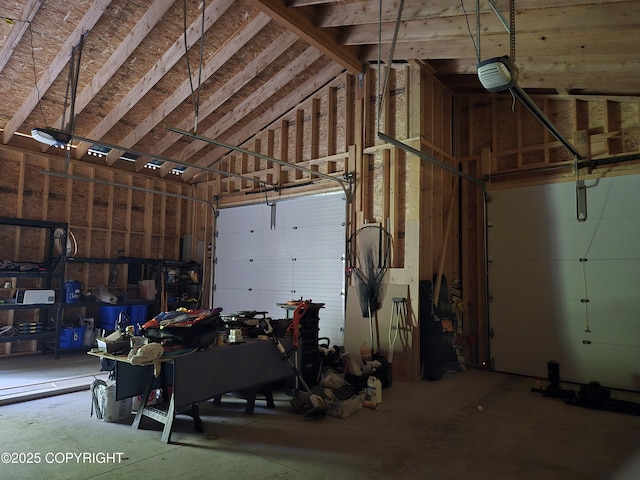 17690 E Idle Dr, Palmer, AK 99645 - garage with a garage door opener