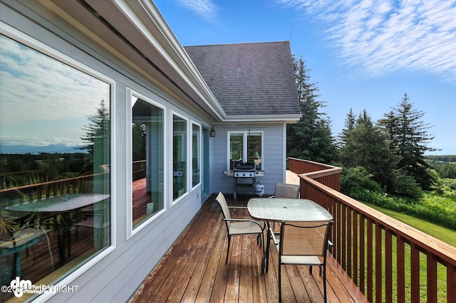 41722 Charlie Dr, Homer, AK 99603 - view of wooden terrace