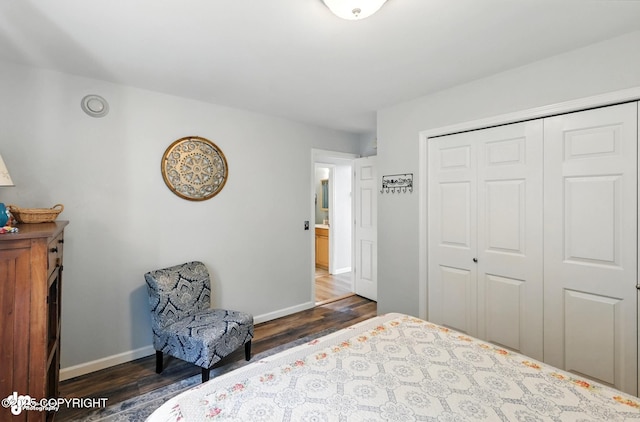 41722 Charlie Dr, Homer, AK 99603 - bedroom with wood finished floors and a closet