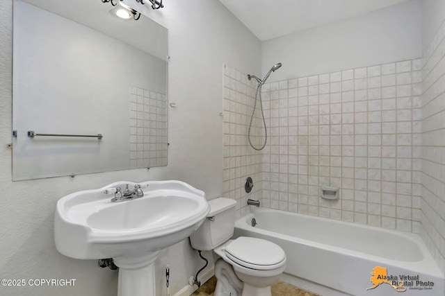 18739 Sarichef Loop, Eagle River, AK 99577 - full bath with toilet and shower / bath combination