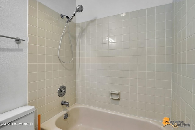 18739 Sarichef Loop, Eagle River, AK 99577 - bathroom with toilet and bathing tub / shower combination