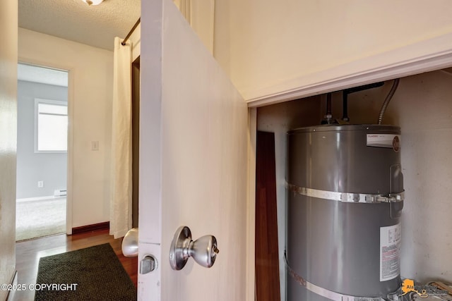 7075 Weimer Rd # 6, Anchorage, AK 99502 - detailed view of water heater and wood finished floors