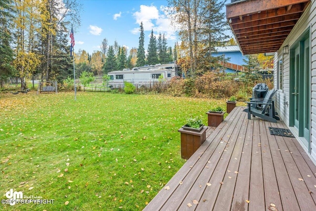 20838 Helluva St, Chugiak, AK 99567 - view of wooden deck