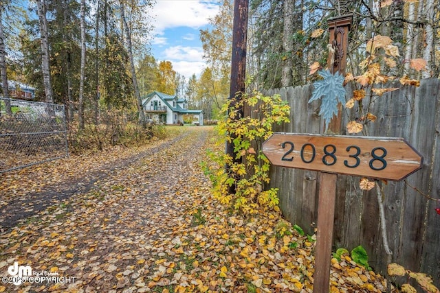 20838 Helluva St, Chugiak, AK 99567 - view of dirt / gravel road