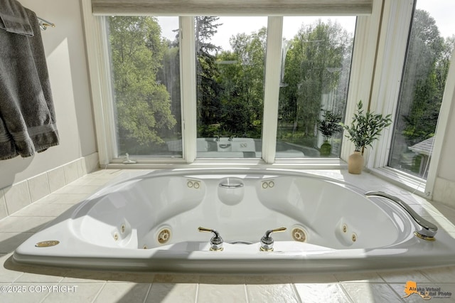 740 Botanical Heights Cir, Anchorage, AK 99515 - full bathroom featuring a tub with jets and healthy amount of natural light