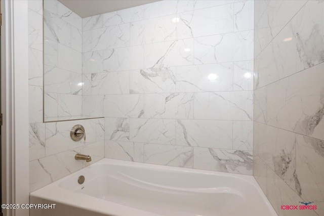 9089 E Spring Creek Cir, Palmer, AK 99645 - bathroom featuring shower / bathtub combination
