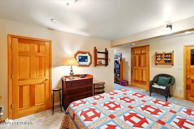 5301 N Glacier View Ct, Homer, AK 99603 - bedroom with light colored carpet
