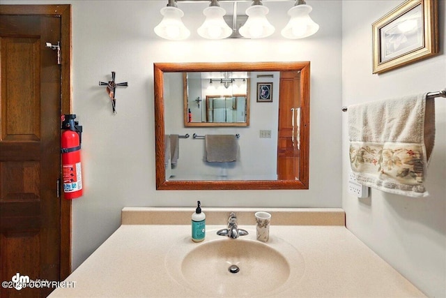 5301 N Glacier View Ct, Homer, AK 99603 - bathroom with vanity