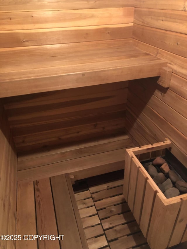 5301 N Glacier View Ct, Homer, AK 99603 - sauna featuring wooden walls