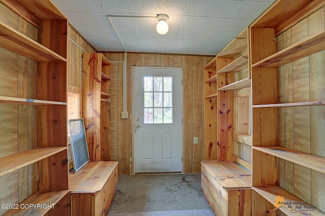 8301 W Lost Valley Rd, Wasilla, AK 99623 - mudroom with carpet flooring