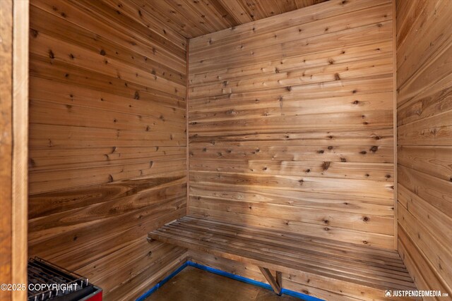 1551 S Oat St, Wasilla, AK 99654 - sauna / steam room with wood walls