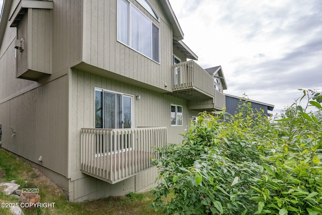 12248 Vista Ridge Loop # 30, Eagle River, AK 99577 - view of side of property featuring a balcony