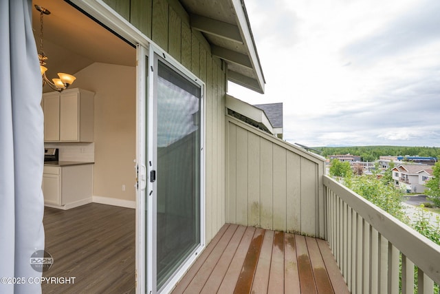 12248 Vista Ridge Loop # 30, Eagle River, AK 99577 - view of balcony