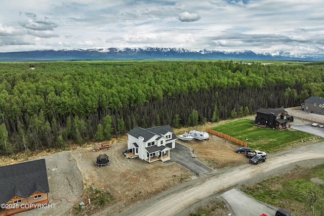 5233 W Jaxton Cir, Wasilla, AK 99623 - bird's eye view of a forest