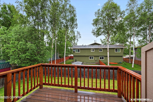 3529 W 41st Ave, Anchorage, AK 99517 - view of deck