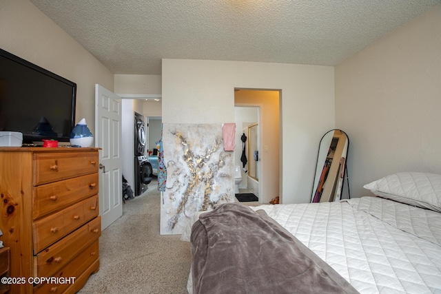 1701 Russian Jack Dr # D3, Anchorage, AK 99508 - carpeted bedroom with a textured ceiling