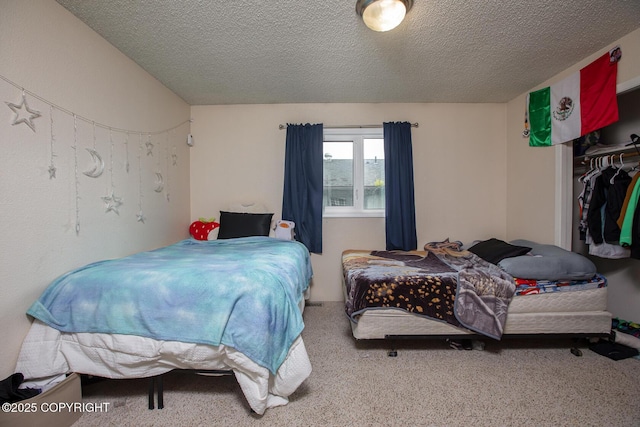 1701 Russian Jack Dr # D3, Anchorage, AK 99508 - bedroom featuring carpet and a textured ceiling