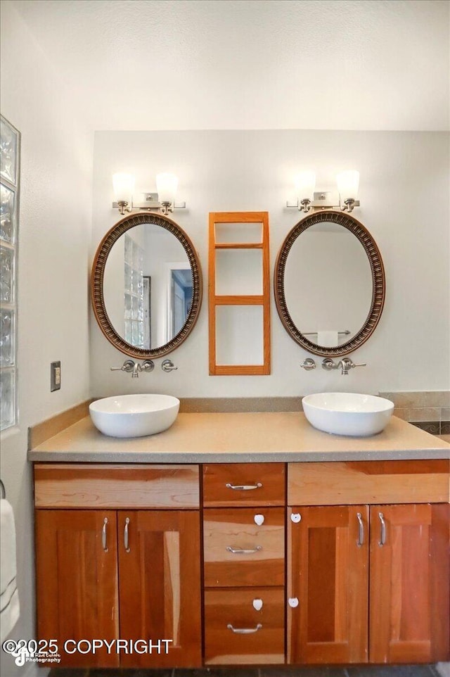 12900 Wellsford Cir, Anchorage, AK 99516 - full bathroom featuring double vanity