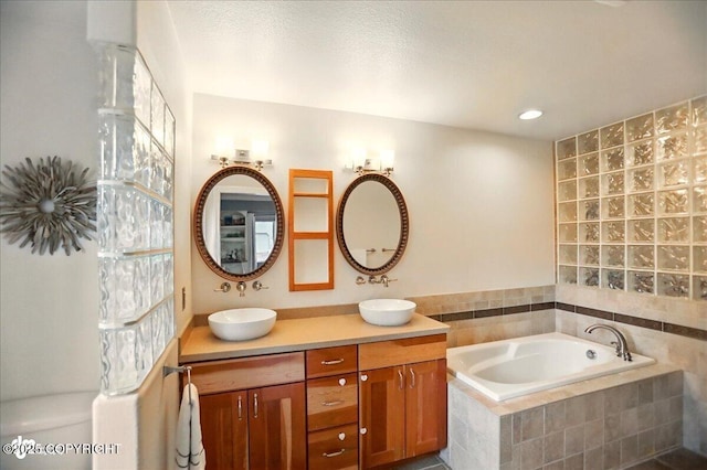 12900 Wellsford Cir, Anchorage, AK 99516 - full bath with double vanity and a bath