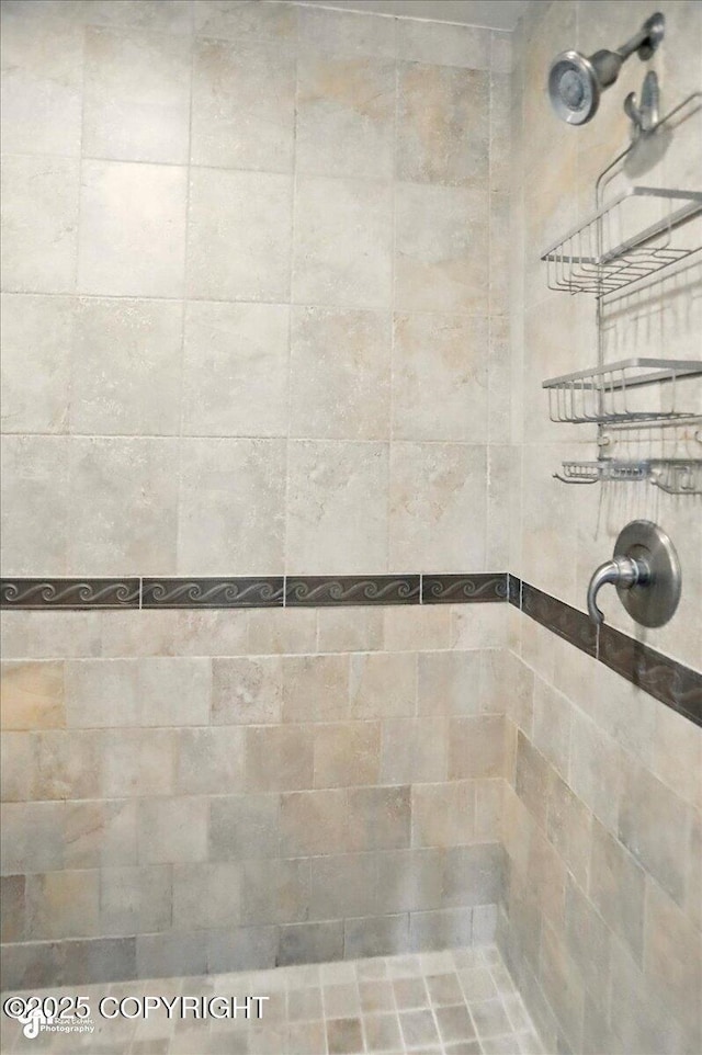 12900 Wellsford Cir, Anchorage, AK 99516 - full bathroom featuring a tile shower
