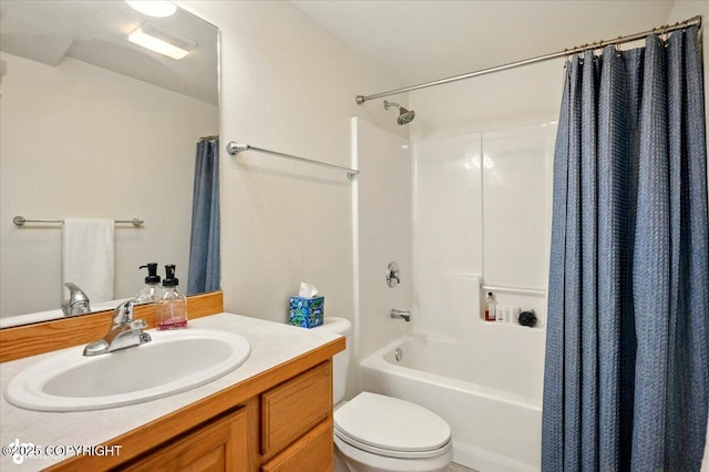 11437 Spyglass Hill Cir, Anchorage, AK 99515 - bathroom with vanity and shower / bath combo