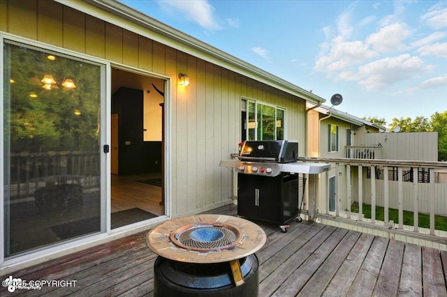 11437 Spyglass Hill Cir, Anchorage, AK 99515 - deck with grilling area