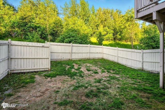 11437 Spyglass Hill Cir, Anchorage, AK 99515 - view of fenced backyard