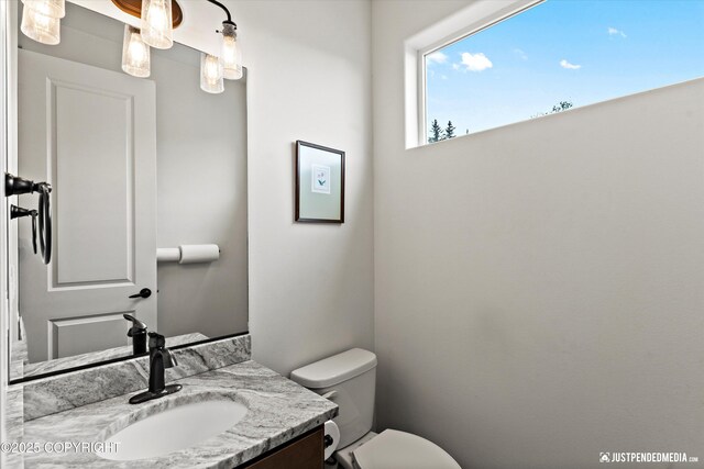 1506 M St, Anchorage, AK 99501 - bathroom with vanity and toilet