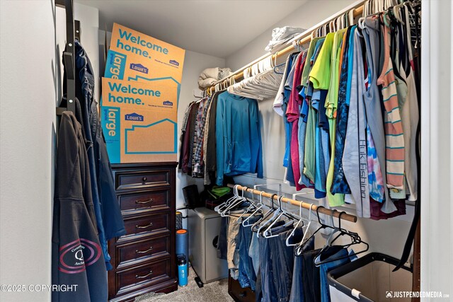 1506 M St, Anchorage, AK 99501 - spacious closet featuring carpet flooring