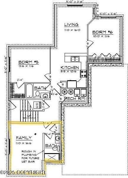 1506 M St, Anchorage, AK 99501 - home floor plan