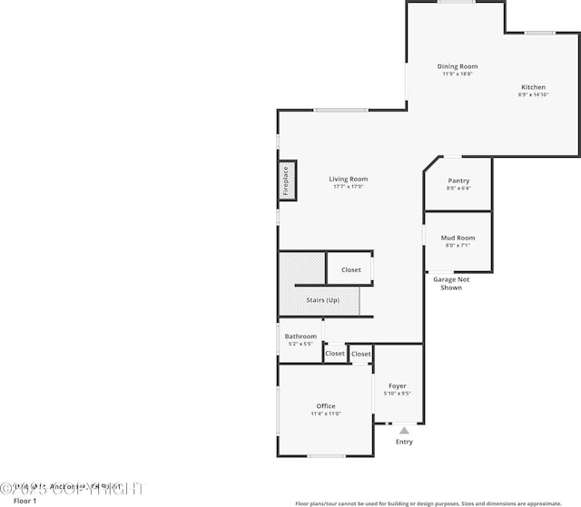 1506 M St, Anchorage, AK 99501 - property floor plan