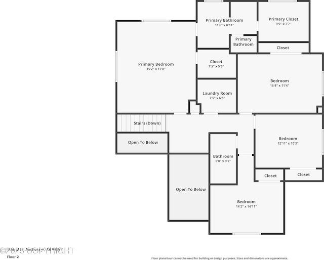 1506 M St, Anchorage, AK 99501 - floor plan / room layout