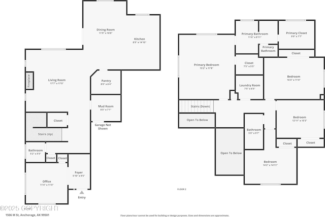 1506 M St, Anchorage, AK 99501 - property floor plan