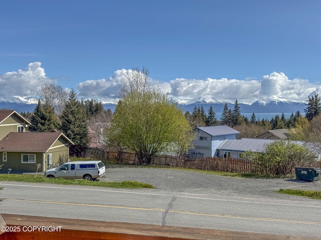 124 Mountain View Dr, Homer, AK 99603 - view of asphalt street with a residential view