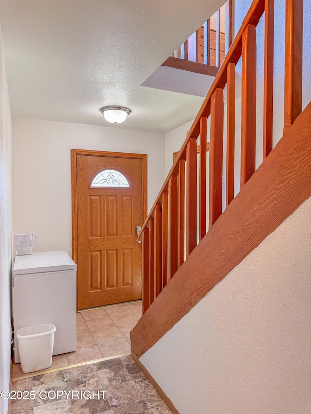 124 Mountain View Dr, Homer, AK 99603 - entrance foyer with stairway