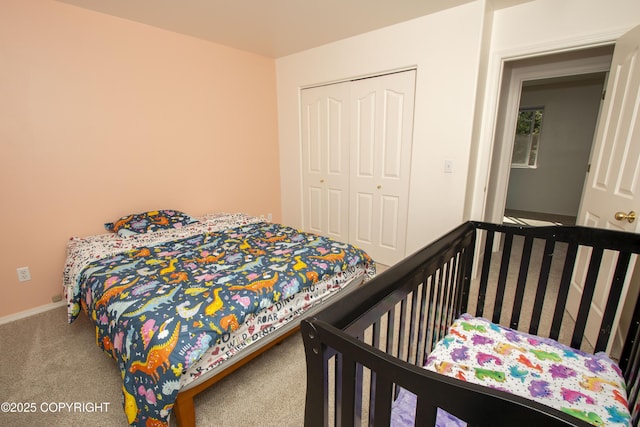 3208 E Serendipity Loop, Wasilla, AK 99654 - carpeted bedroom with a closet and baseboards
