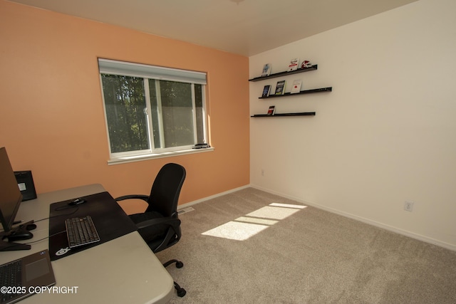 3208 E Serendipity Loop, Wasilla, AK 99654 - carpeted office space featuring baseboards