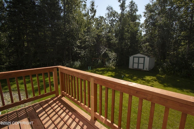 3208 E Serendipity Loop, Wasilla, AK 99654 - deck with a yard