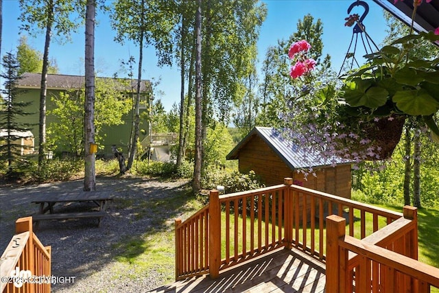 5680 W Birch Harbor Dr, Wasilla, AK 99623 - view of deck