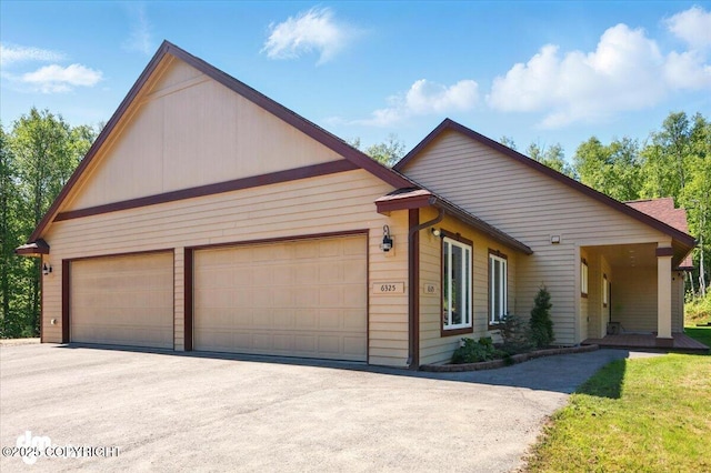 6325 S Hayfield Rd, Wasilla, AK 99654 - view of front of property with an attached garage