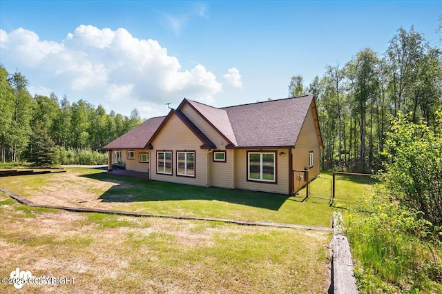 6325 S Hayfield Rd, Wasilla, AK 99654 - rear view of property with a shingled roof