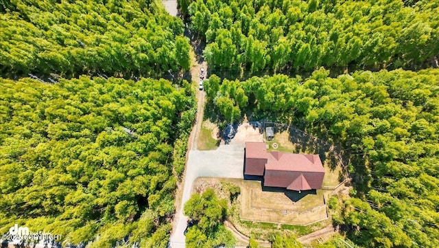 6325 S Hayfield Rd, Wasilla, AK 99654 - view from above of property featuring a heavily wooded area