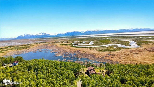 6325 S Hayfield Rd, Wasilla, AK 99654 - aerial view of a water and mountain view