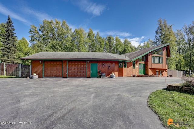 15245 Longbow Dr, Anchorage, AK 99516 - view of front of home featuring a garage and driveway
