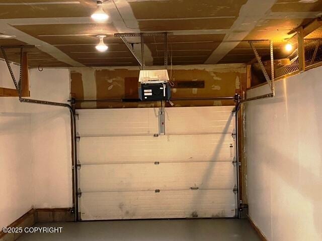 3301 Pussywillow St, Anchorage, AK 99504 - garage with baseboards