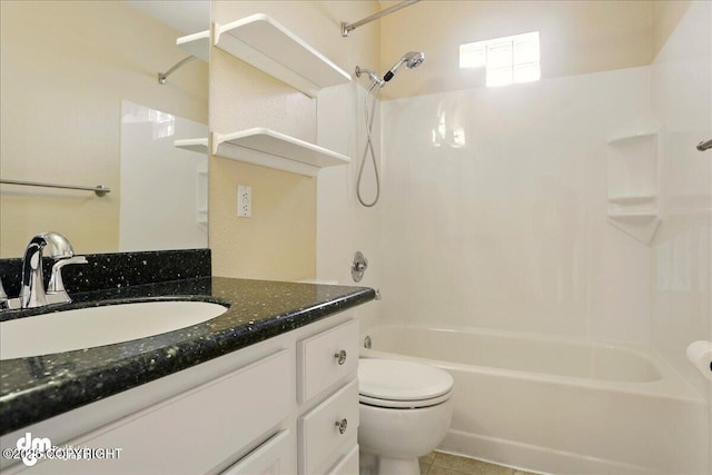 10410 Constitution St, Anchorage, AK 99515 - full bathroom featuring  shower combination, toilet, and vanity